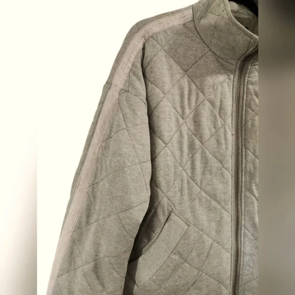 Dolce Cabo Womens Quilted Jacket/Olive green/Size M/oversize - Picture 5 of 7